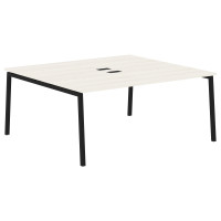 Стол 2-х местный ELWST 1716 Ясень Траун/Черный 1760х1606х750 EDIS