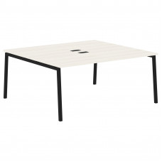 Стол 2-х местный ELWST 1716 Ясень Траун/Черный 1760х1606х750 EDIS