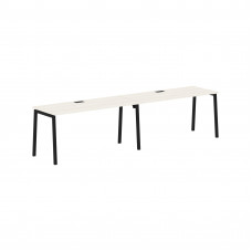 Стол 2-х местный ELWST 3167 Ясень Траун/Черный 3126х670х750 EDIS