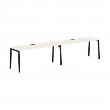 Стол 2-х местный ELWST 3567 Ясень Траун/Черный 3526х670х750 EDIS