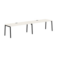 Стол 2-х местный ELWST 3580 Ясень Траун/Черный 3526х800х750 EDIS