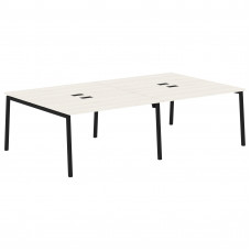 Стол 4-х местный ELWST 2716 Ясень Траун/Черный 2726х1606х750 EDIS