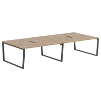 Стол 4-х местный EVWST 3516 Дуб Денвер светлый/Мокко 3526х1606х750 EDIS