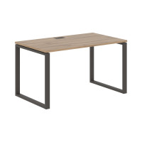 Стол прямой EQST 1380 Дуб Денвер светлый/Мокко 1360х800х750 EDIS