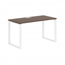 Стол прямой EQST 1367 Дуб Денвер тёмный/Белый 1360х670х750 EDIS