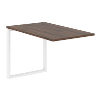 Брифинг-приставка EQB 1167 Дуб Денвер тёмный/Белый 1160х670х750 EDIS