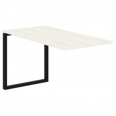 Брифинг-приставка EQB 1367 Ясень Траун/Черный 1360х670х750 EDIS