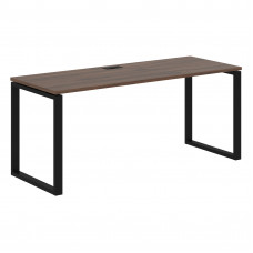Стол прямой EQST 1767 Дуб Денвер тёмный/Черный 1760х670х750 EDIS