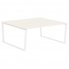 Стол 2-х местный EVWST 1716 Ясень Траун/Белый 1760х1606х750 EDIS