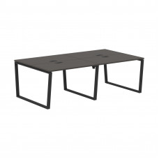 Стол 4-х местный EVWST 2313 Мокко/Черный 2326х1346х750 EDIS