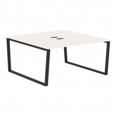 Стол 2-х местный EVWST 1516 Ясень Траун/Черный 1560х1606х750 EDIS