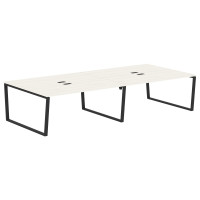 Стол 4-х местный EVWST 3516 Ясень Траун/Черный 3526х1606х750 EDIS