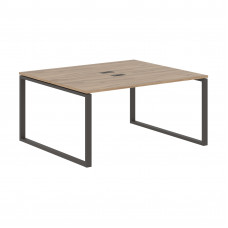 Стол 2-х местный EQWST 1513 Дуб Денвер светлый/Мокко 1560х1346х750 EDIS