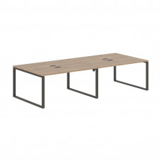 Стол 4-х местный EQWST 3113 Дуб Денвер светлый/Мокко 3126х1346х750 EDIS
