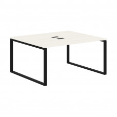 Стол 2-х местный EQWST 1513 Ясень Траун/Черный 1560х1346х750 EDIS