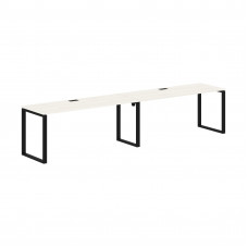 Стол 2-х местный EQWST 3567 Ясень Траун/Черный 3526х670х750 EDIS