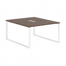 Стол 2-х местный EQWST 1316 Дуб Денвер тёмный/Белый 1360х1606х750 EDIS