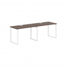 Стол 2-х местный EQWST 2367 Дуб Денвер тёмный/Белый 2326х670х750 EDIS