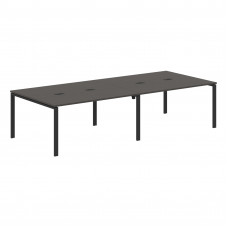 Конференц стол EUCT 3114 Мокко/Мокко/Черный 3132х1346х750 EDIS