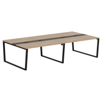 Конференц стол EVCT 3116 Дуб Денвер светлый/Мокко/Черный 3126х1606х750 EDIS