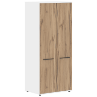 Шкаф для одежды ECWS 85 Дуб Денвер светлый/Мокко/Белый 852х600х1967 EDIS