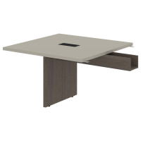 Стол приставной VFCT 1212 Аметист/Дуб Сильвер 1200х1200х750 VELION