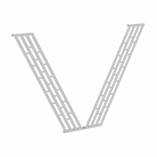 Элемент металлический (2шт) Накладка фронтальной панели XQPOF-2 Алюминий 131х22,5х846 XTEN-QP