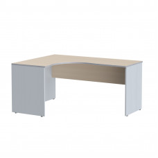 Стол криволинейный СА-4Л Беларусь Клен/Металлик 1600*1200(600)*755 IMAGO