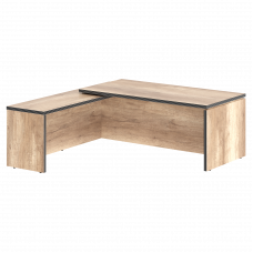 Стол руководителя TCT 2020(L) дуб Каньон 2000х2000х750/696 TORR