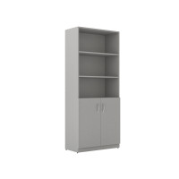Шкаф с комплектом глухих малых дверей SR-5W.5 Серый 770х375х1815 СИМПЛ (SIMPLE)