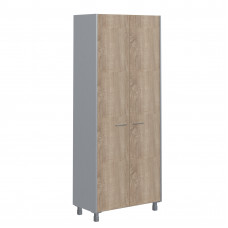 Шкаф с глухими дверьми OHC 87.1 Дуб Сонома светлый/Металлик OFFIX NEW