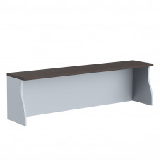 Надставка на стол НС-3 Беларусь Венге Магия/Метталик 1400*300*400 IMAGO