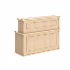 Стойка рецепция RMS 120 Бук Тиара 1200х600х1200 RAUT