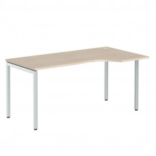 Стол эргономичный XSCET 169(R) Бук Тиара/Алюминий 1600х900х750 XTEN-S