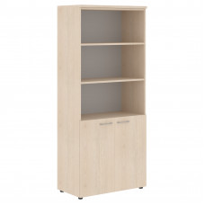 Шкаф с 1 комплектом глухих малых дверей и топом XHC 85.5 Бук Тиара 856х432х1955 XTEN