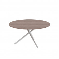 Конференц - стол XRST 150 Дуб Сонома/Алюминий 1200х1200х750 XTEN-S