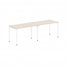 Стол 2-х местный XWST 2470 Бук Тиара/Белый 2406х700х750 XTEN-S