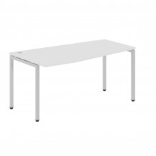 Стол эргономичный XSCT 169(L) Белый/Алюминий 1600х900х750 XTEN-S