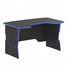 Стол компьютерный игровой STG 1385 Антрацит/Дельфт (Синий) 1360х850х681/745/809 SKILLL