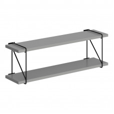 Полка с полкодержателями SH4-ROD Серый 660х166х214 COFFEE