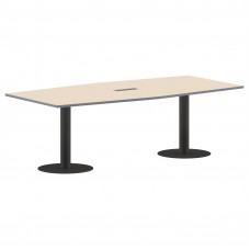 Конференц стол ПРГ-4 Клен/Антрацит 2400х1200х750