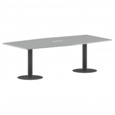 Конференц стол ПРГ-4 Металлик/Антрацит 2400х1200х750