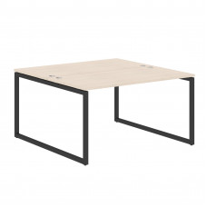 Стол 2-х местный XQWST 1414 Бук Тиара/Антрацит 1400х1406х750