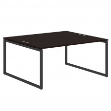 Стол 2-х местный XQWST 1614 Легно темный/Антрацит 1600х1406х750