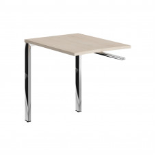 Брифинг приставка XGR 869.1 Бук Тиара/Нержавеющая сталь 800х600х750 XTEN GLOSS