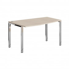 Стол эргономичный XGCT 149(L).1 Бук Тиара/Нержавеющая сталь 1400х900х750 XTEN GLOSS