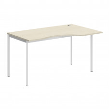Стол эргономичный СА-2S(R) Клен*/Белый 1400х900х755 IMAGO-S