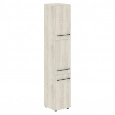 Шкаф колонка с 3-мя глухими малыми дверьми LHC 40.8 Сосна Эдмонт 400х430х2253 LOFTIS