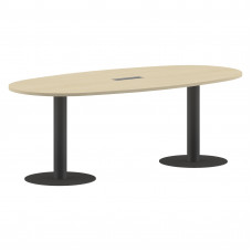 Конференц стол ПРГ-3 Клен*/Антрацит 2200х1100х750 IMAGO