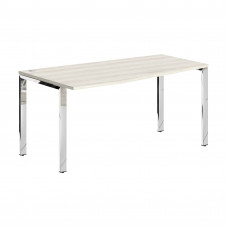 Стол эргономичный XGCT 169(L).1 Сосна Эдмонт/Нержавейка полированная 1600х900х750 XTEN GLOSS